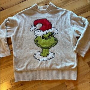 American Eagle Holiday Grinch Sweater